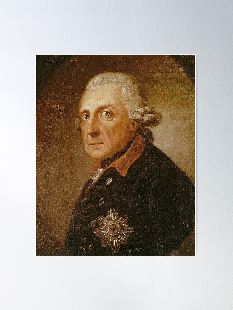 Alternate view of Frederick the Great Portrait Poster