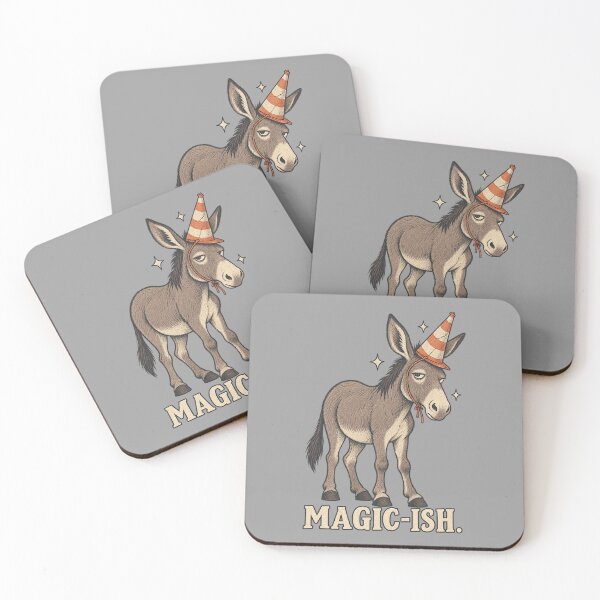 Item preview, Magic-ish Funny Donkey Unicorn – Sarcastic Traffic Cone Animal Humor designed and sold by SVox.