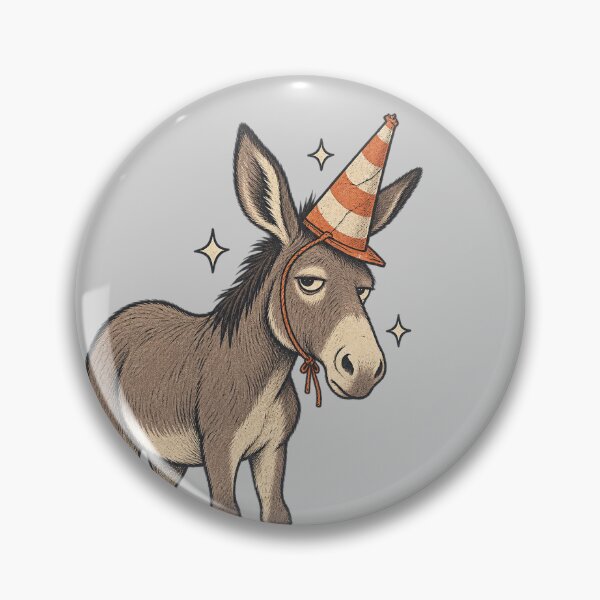 Item preview, Magic-ish Funny Donkey Unicorn – Sarcastic Traffic Cone Animal Humor designed and sold by SVox.