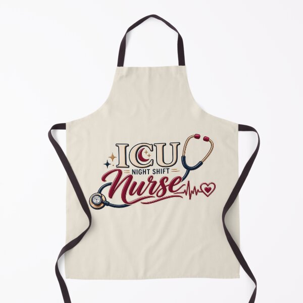 Item preview, ICU Night Shift Nurse – Critical Care RN designed and sold by HO•Designs.