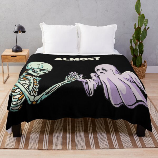 Item preview, HALLOWEEN Almost Skeleton Ghost High Five - Funny Halloween Friendship Tee designed and sold by Uglyandcute.