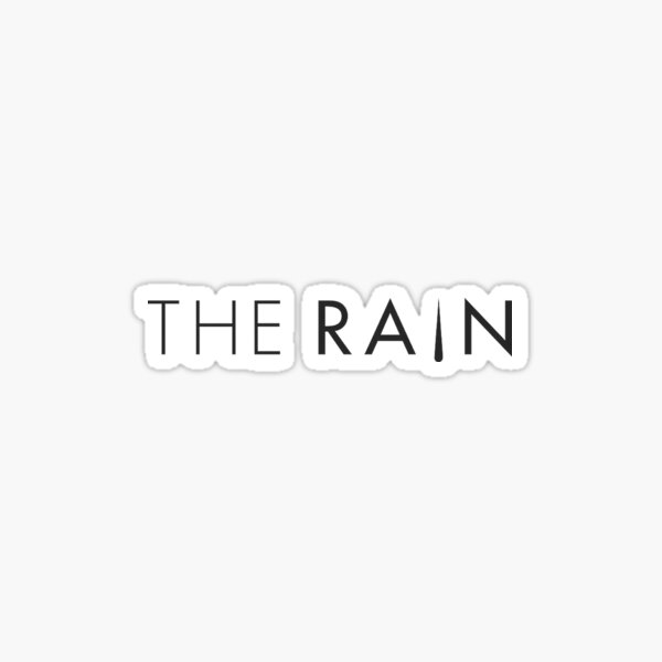 Item preview, the rain text designed and sold by bennygraphics.