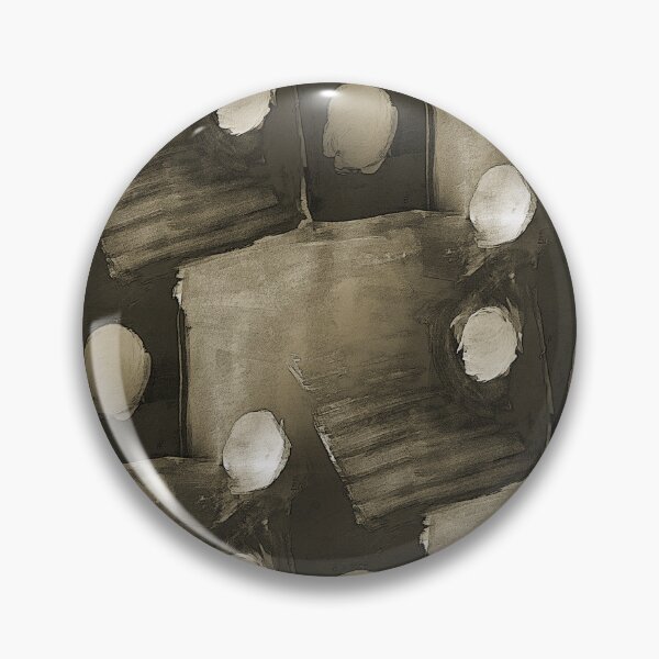 Item preview, Square and Dot Abstract in Brown designed and sold by Artistestella.