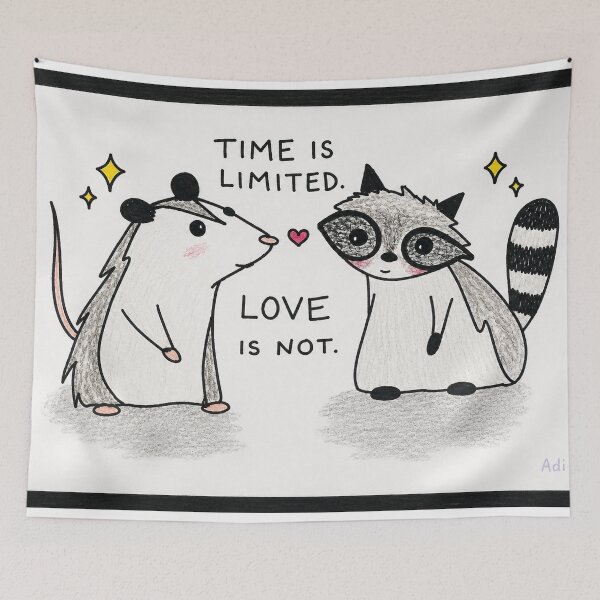 Item preview, El tiempo es limitado, el amor no. designed and sold by adinecalli.