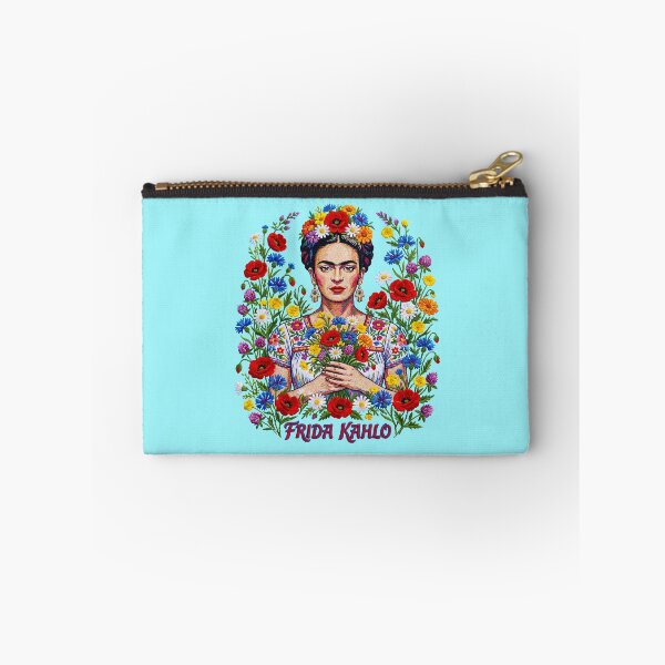 Item preview, Frida Kahlo   Embroidered Look Floral Portrait designed and sold by TeeARTHY.
