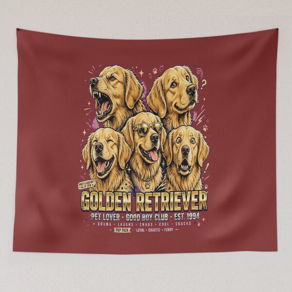 Item preview, Golden Retriever Good Boy Club Est 1994 designed and sold by puzzell.