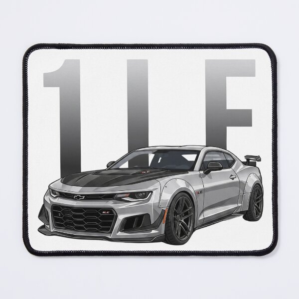 Item preview, Chevrolet Camaro ZL1 1LE Silver Widebody Track Edition Vector Art designed and sold by Motorline44.