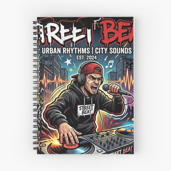 Item preview, Street Beat Urban Rhythms - Hip Hop DJ Comic Art designed and sold by rich-moda.