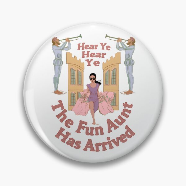 Item preview, Hear Ye Hear Ye The Fun Aunt Has Arrived Retro Medieval Meme designed and sold by malva-artist.