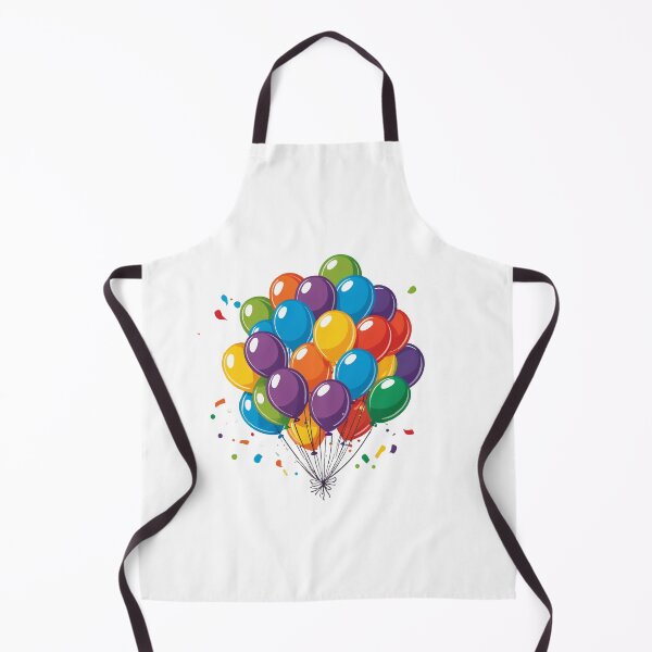 Item preview, Birthday Balloons and Confetti Icon Dynamic Action Pose – Birthday gift idea designed and sold by michallechowicz.
