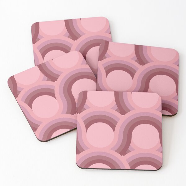Item preview, Rollin Retro Rainbow in Tonal Mauve designed and sold by YesterdayColl.