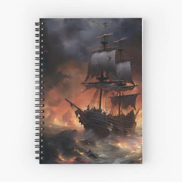Item preview, Stormy Sailing Ship designed and sold by Awesome-Artwork.