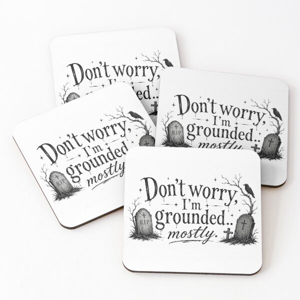 Item preview, Don’t Worry I’m Grounded Mostly designed and sold by GraveyardGlam.