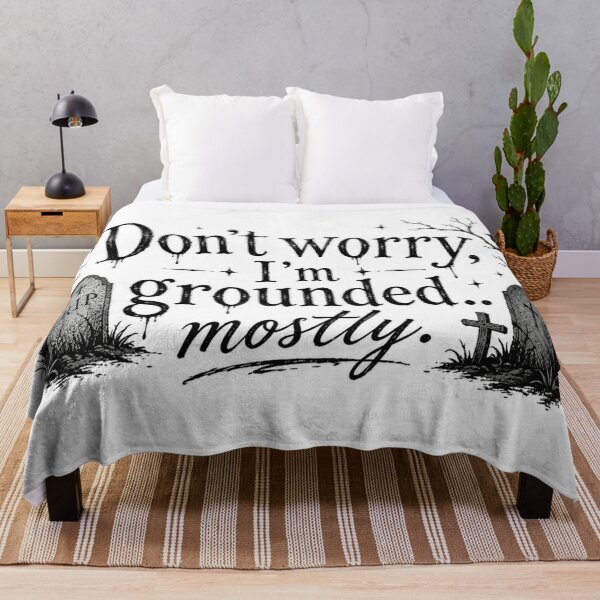 Item preview, Don’t Worry I’m Grounded Mostly designed and sold by GraveyardGlam.