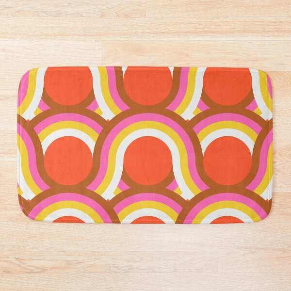 Item preview, Rollin' Retro Road in Piccadilly Orange Rainbow designed and sold by YesterdayColl.