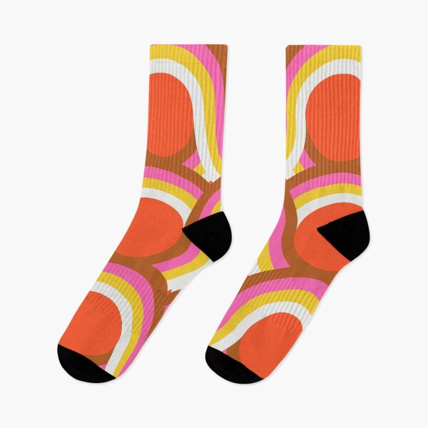 Item preview, Rollin' Retro Road in Piccadilly Orange Rainbow designed and sold by YesterdayColl.