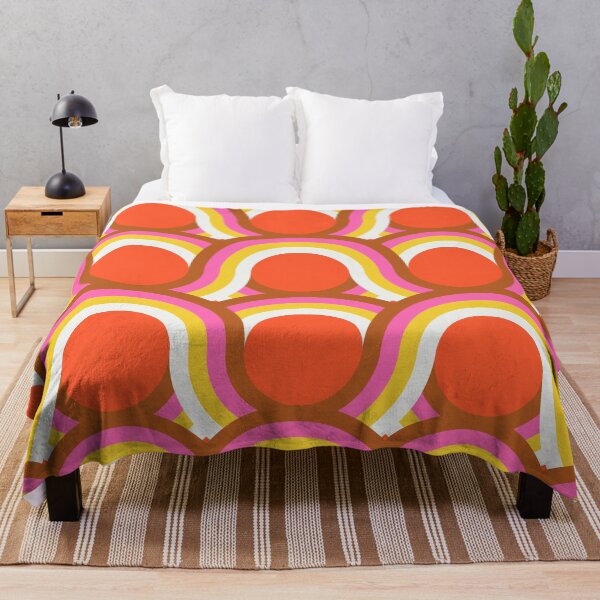 Item preview, Rollin' Retro Road in Piccadilly Orange Rainbow designed and sold by YesterdayColl.