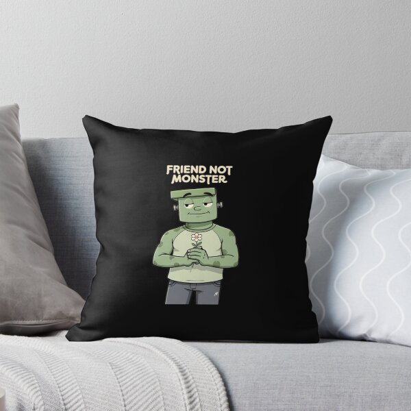 Item preview, HALLOWEEN Friend Not Monster Green Monster Flower - Funny Halloween Cute Tee designed and sold by Uglyandcute.