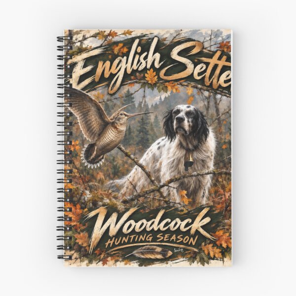 Item preview, English Setter – When Woodcock Season Calls designed and sold by TammyHunterArt.