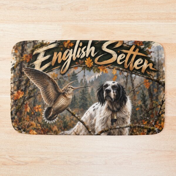 Item preview, English Setter – When Woodcock Season Calls designed and sold by TammyHunterArt.