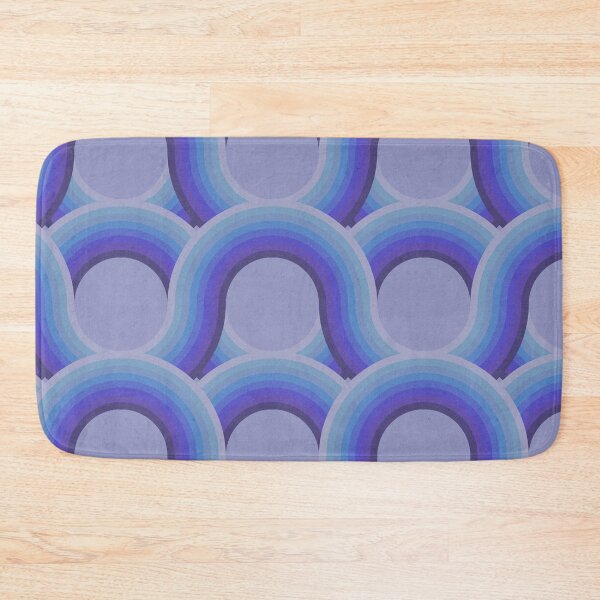 Item preview, Rollin' Retro Road in Blue Ombre Textured designed and sold by YesterdayColl.