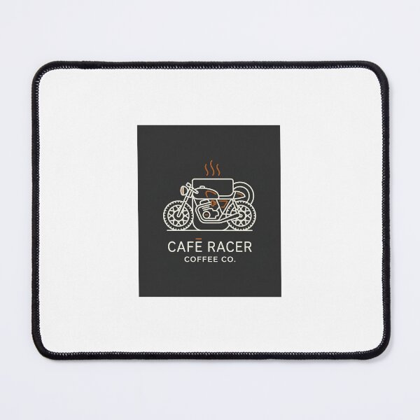Item preview, Coffee and Clutch Cafe Racer Minimalist Vintage Motorcycle T-Shirt designed and sold by ThrottleEcho.