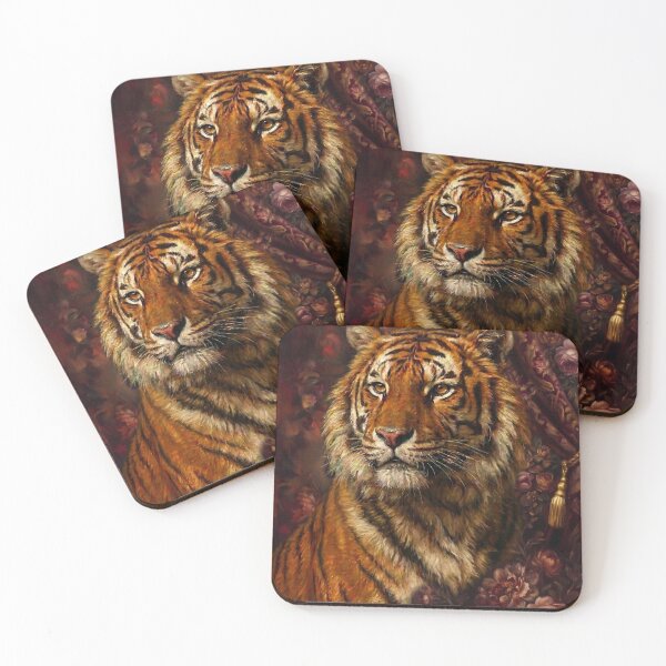 Item preview, Royal tiger painting designed and sold by Real Beast Art.