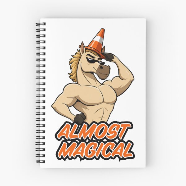 Item preview, Almost Magical Muscular Horse Traffic Cone designed and sold by GibasVisuals.