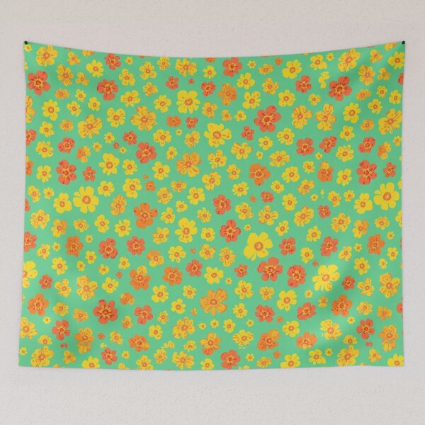 Item preview, Vibrant Wildflower Garden Floral Pattern designed and sold by MargaretPolanco.
