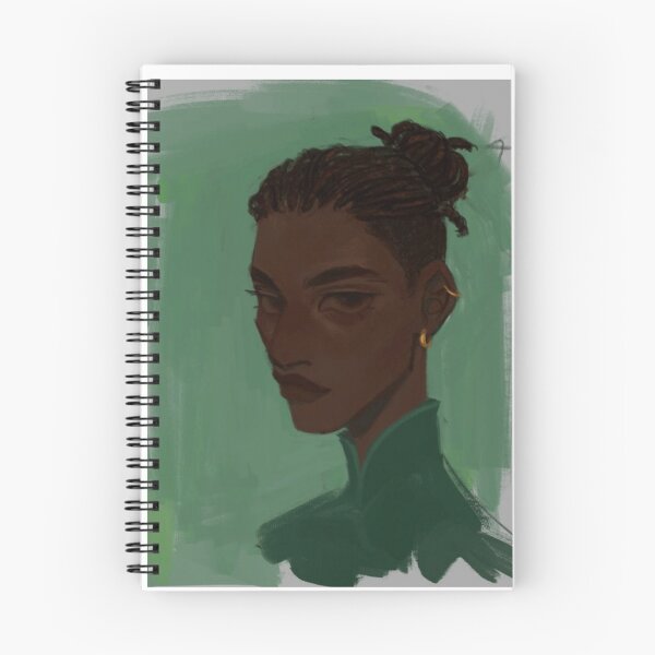 Item preview, Green Monochromatic Stylized Portrait designed and sold by lbenoraib.