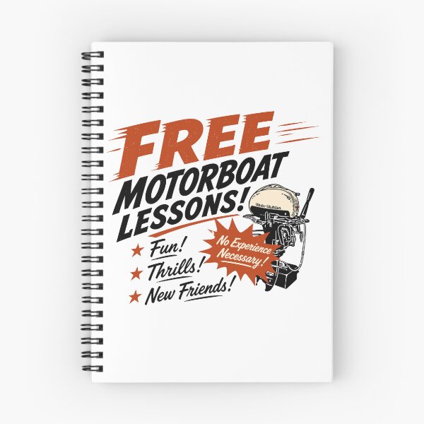Item preview, Free Motorboat Lessons designed and sold by ThomasKadmon.