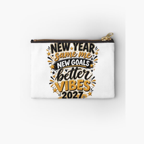 Item preview, New Year New Goals Better Vibes 2027 designed and sold by TinyWeird.