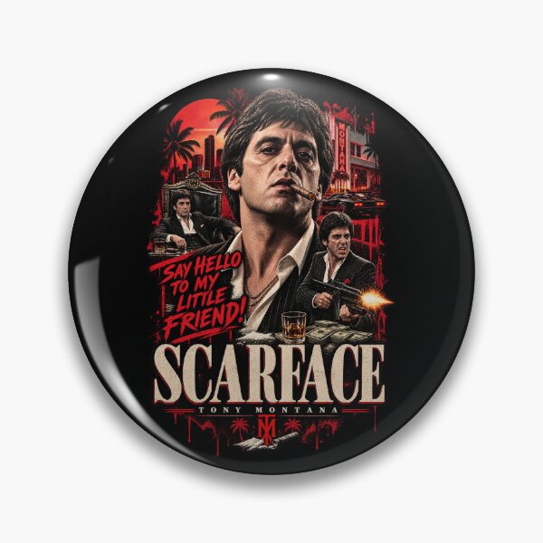 Item preview, Scarface Tony Montana Vintage Art designed and sold by Joniba-Svz.