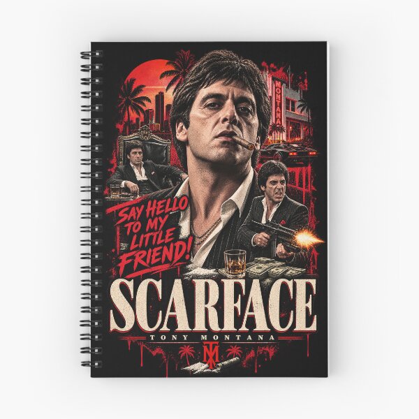 Item preview, Scarface Tony Montana Vintage Art designed and sold by Joniba-Svz.