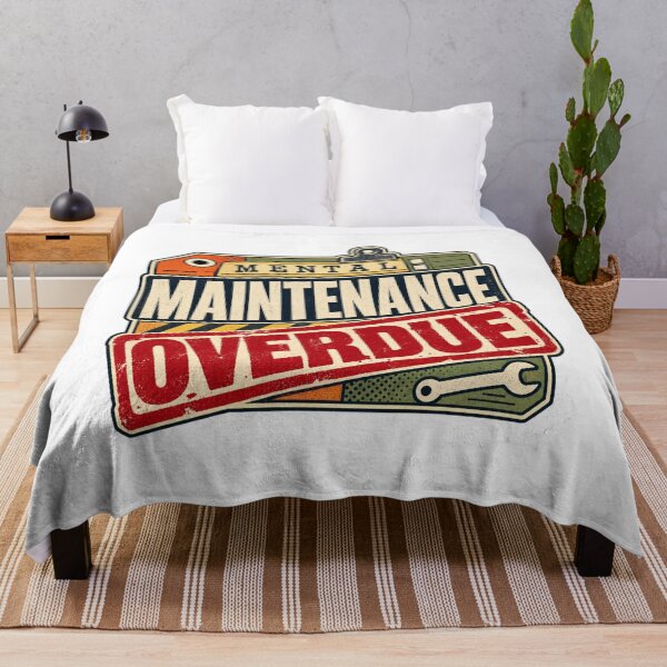 Item preview, Mental Maintenance Overdue Dark Humor designed and sold by FZ Designs.
