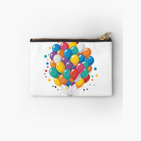 Item preview, Birthday Balloons and Confetti Icon Floating Elements Design – Birthday gift idea designed and sold by michallechowicz.