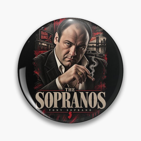 Item preview, The Sopranos Tony Soprano Vintage Art designed and sold by Joniba-Svz.