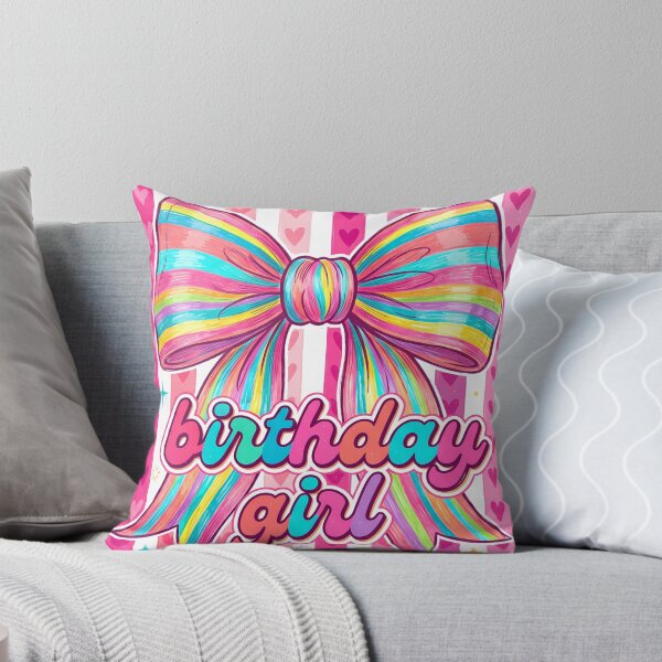Item preview, Birthday Girl Rainbow Bow Cute Coquette Birthday designed and sold by Merchrise.