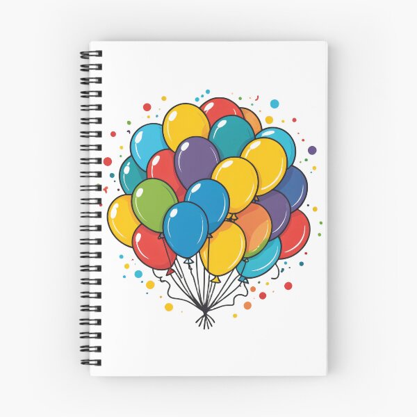 Item preview, Birthday Balloons and Confetti Icon Bold Outline Minimal – Birthday gift idea designed and sold by michallechowicz.