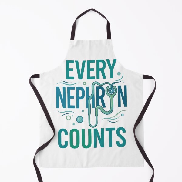 Item preview, Every Nephron Counts – Modern Nephrology Typography designed and sold by Mirgonhood.