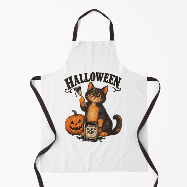 Item preview, gato de Halloween divertido gato de Halloween designed and sold by Starry Night Creative Art.