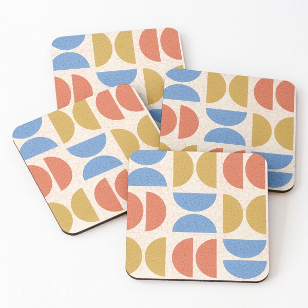 Item preview, Mod Textured Semicircle Shapes in Cream designed and sold by YesterdayColl.