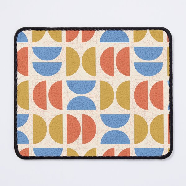 Item preview, Mod Textured Semicircle Shapes in Cream designed and sold by YesterdayColl.