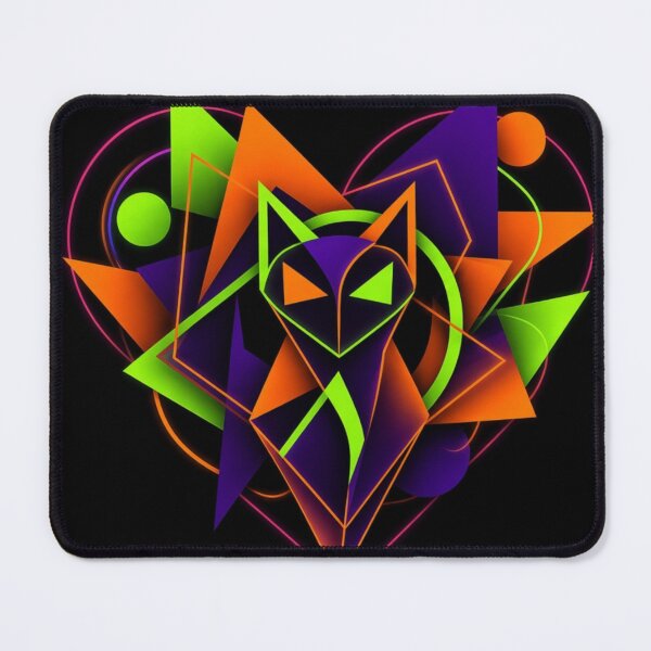Item preview, Heart Cat Abstract – Love in Every Shape designed and sold by Pepper & Co..