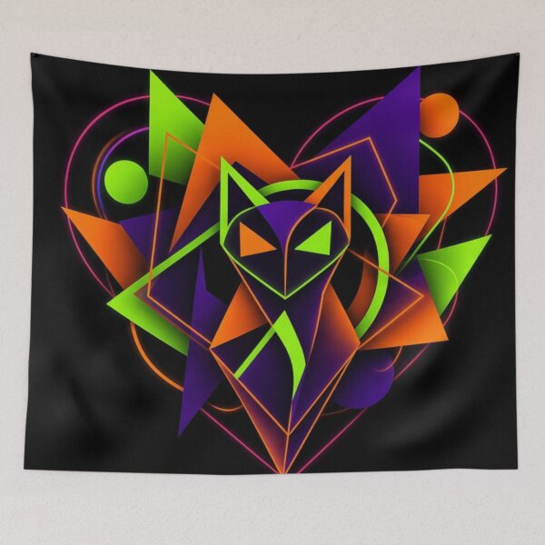 Item preview,  Heart Cat Abstract – Love in Every Shape designed and sold by Pepper & Co..