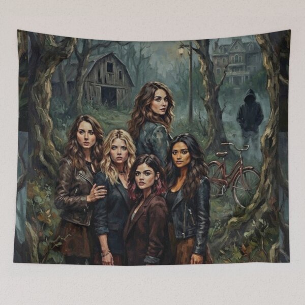 Artikelvorschau, Pretty Little Liars Kunst-Hommage entworfen und verkauft von Art's Diner.