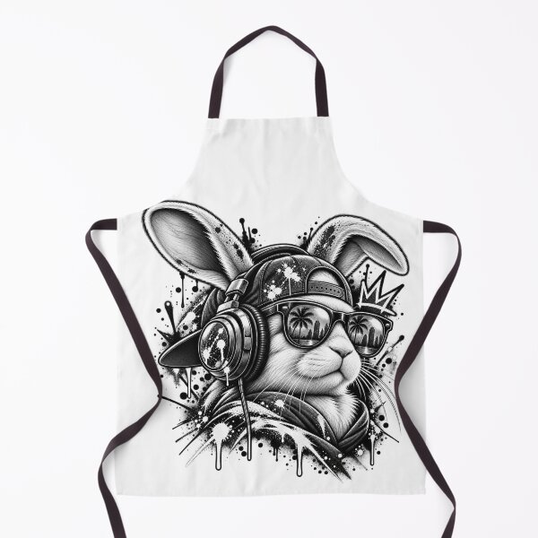 Item preview, Copy of Cool DJ Rabbit Street Art Splatter Paint Graphic designed and sold by KTD28_SHOP.