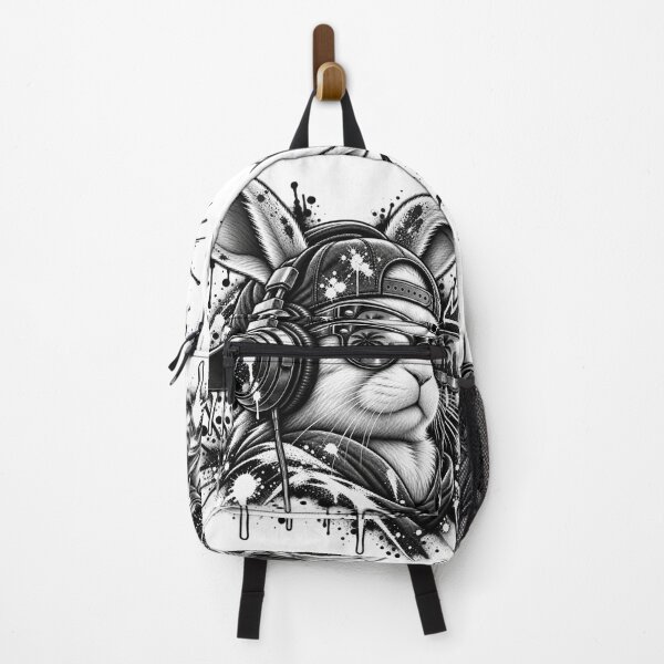 Item preview, Copy of Cool DJ Rabbit Street Art Splatter Paint Graphic designed and sold by KTD28_SHOP.