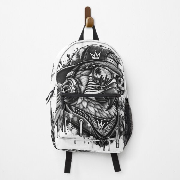 Item preview, Copy of Cool DJ Parrot with Sunglasses Streetwear Graffiti Art designed and sold by KTD28_SHOP.
