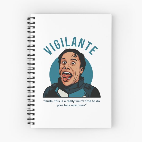 Item preview, Vigilante Face Exercises Quote - Peacemaker Funny Illustration designed and sold by qfa Originals.